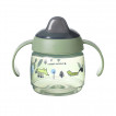 Tommee Tippee Spill-proof cup with handles and soft tip 190 ml 4m+ Green TT.0220 from Pakostnik