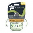 Tommee Tippee Spill-proof cup with handles and soft tip 190 ml 4m+ Green TT.0220 from Pakostnik