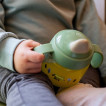 Tommee Tippee Spill-proof cup with handles and soft tip 190 ml 4m+ Green TT.0220 from Pakostnik
