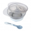 Kikkaboo Bowl with spoon Blue from Pakostnik