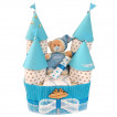 Alma Diaper cake CASTLE Blue from Pakostnik