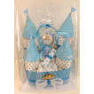 Alma Diaper cake CASTLE Blue from Pakostnik